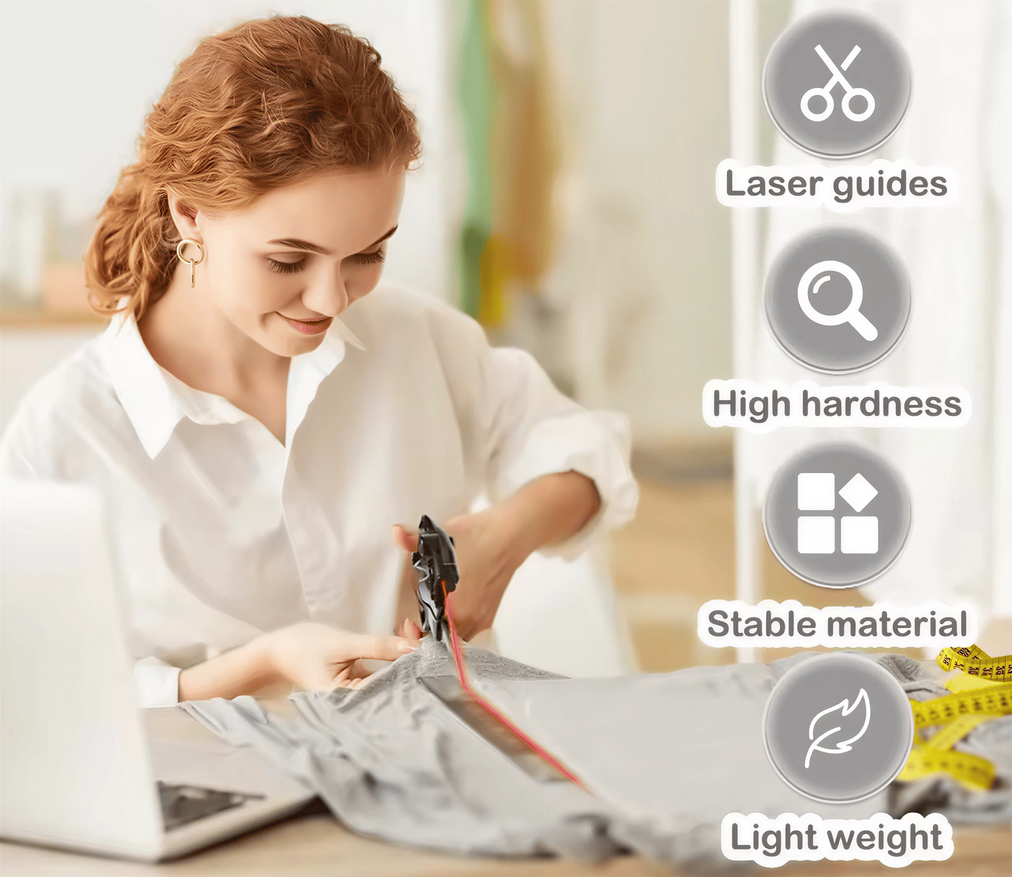 LaserLine-Laser Guide Sewing Scissors